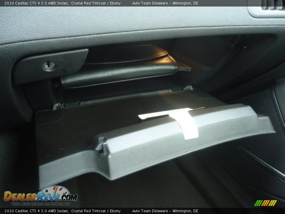 2010 Cadillac CTS 4 3.0 AWD Sedan Crystal Red Tintcoat / Ebony Photo #30