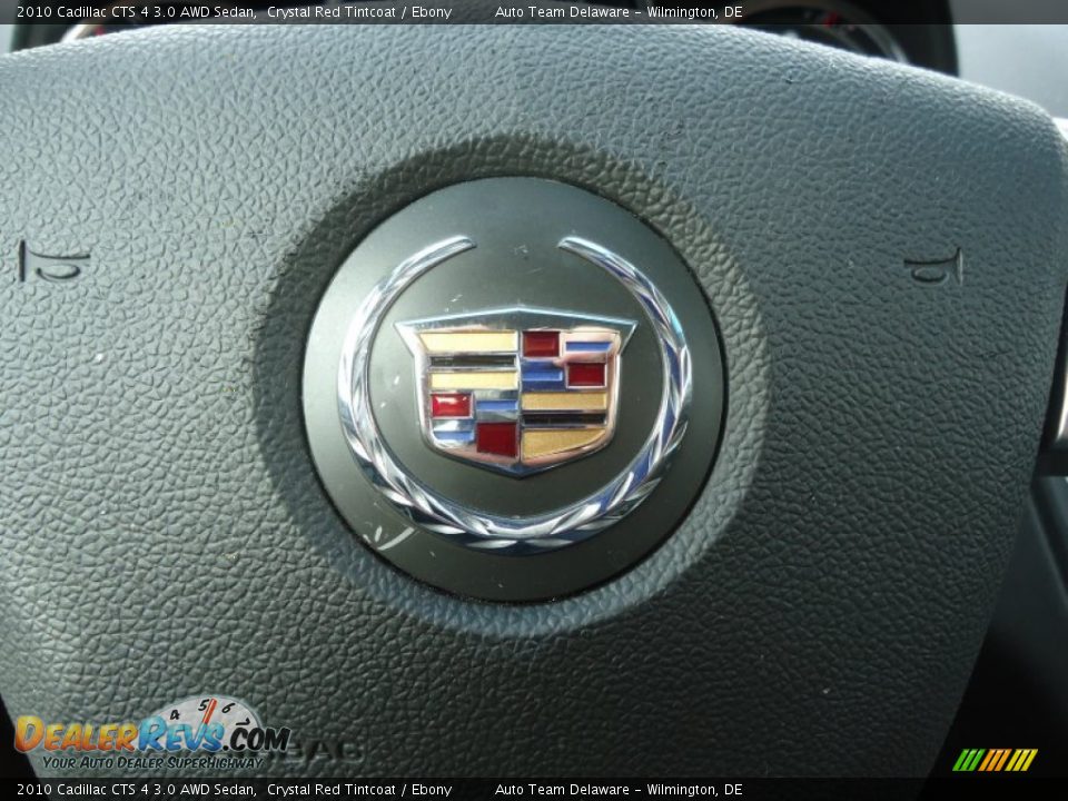 2010 Cadillac CTS 4 3.0 AWD Sedan Crystal Red Tintcoat / Ebony Photo #33