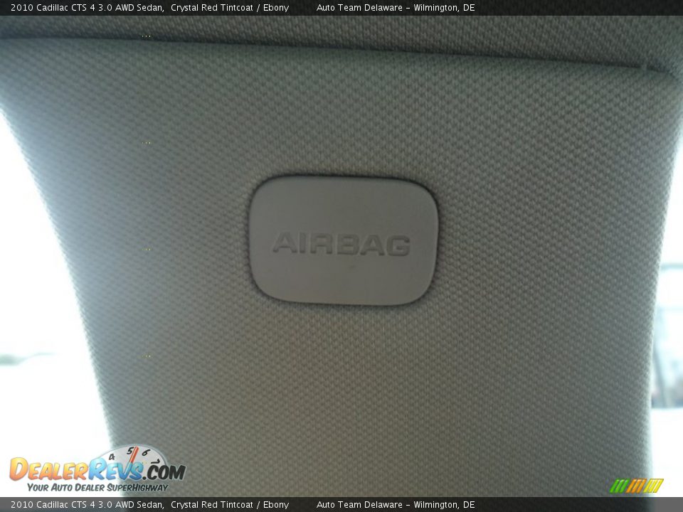 2010 Cadillac CTS 4 3.0 AWD Sedan Crystal Red Tintcoat / Ebony Photo #34