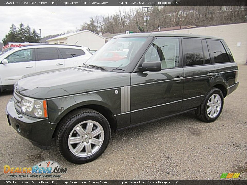 2006 Land Rover Range Rover HSE Tonga Green Pearl / Ivory/Aspen Photo #2