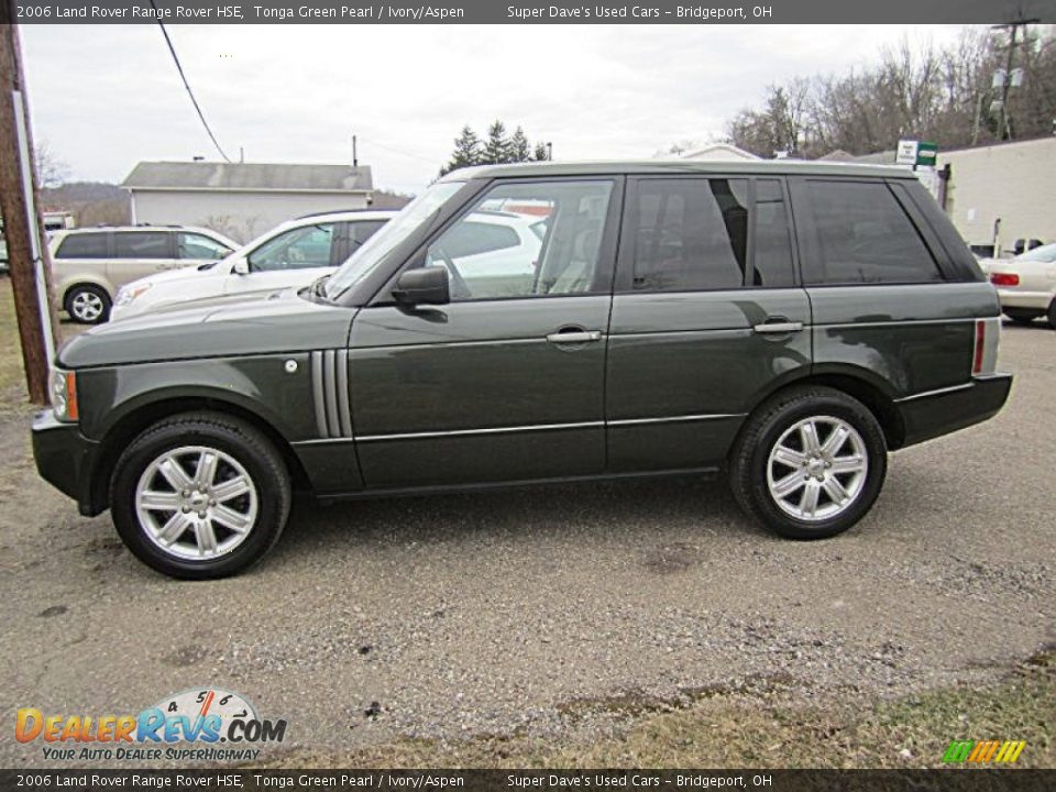 2006 Land Rover Range Rover HSE Tonga Green Pearl / Ivory/Aspen Photo #3