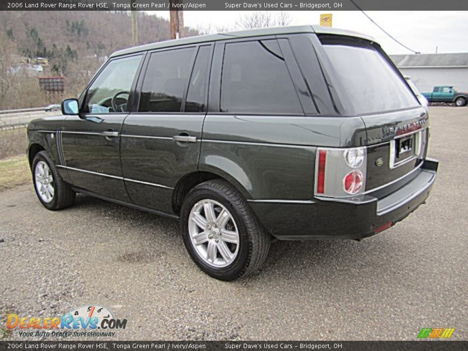 2006 Land Rover Range Rover HSE Tonga Green Pearl / Ivory/Aspen Photo #5