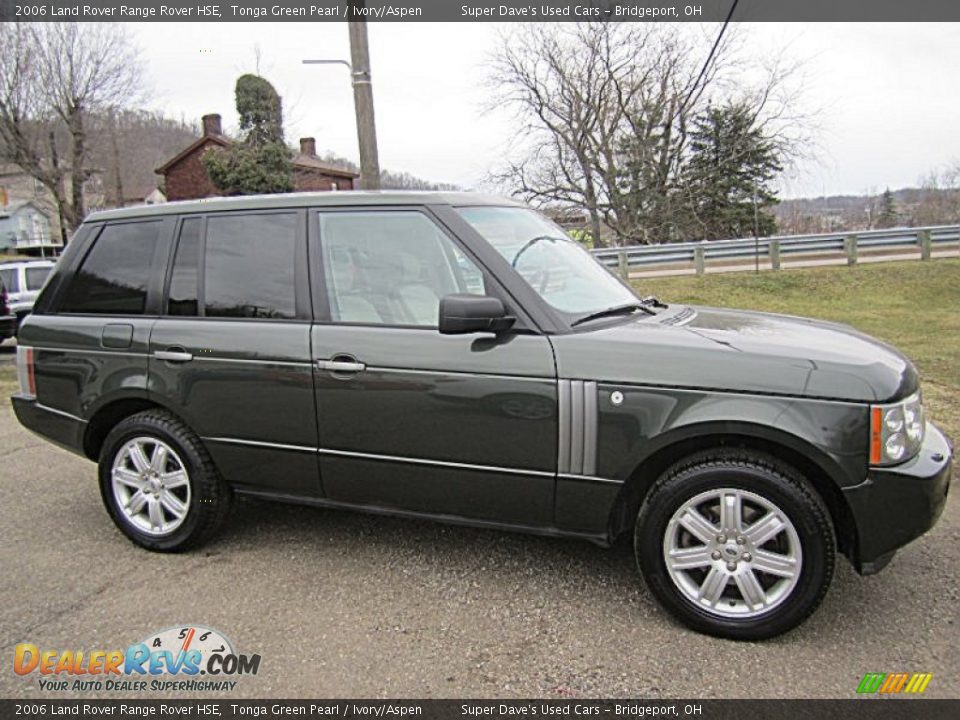 2006 Land Rover Range Rover HSE Tonga Green Pearl / Ivory/Aspen Photo #10