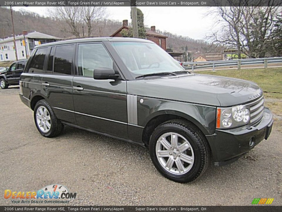 2006 Land Rover Range Rover HSE Tonga Green Pearl / Ivory/Aspen Photo #11