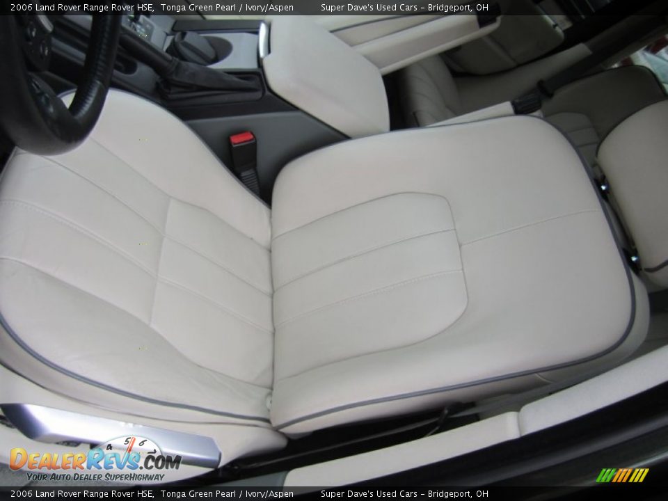 2006 Land Rover Range Rover HSE Tonga Green Pearl / Ivory/Aspen Photo #19