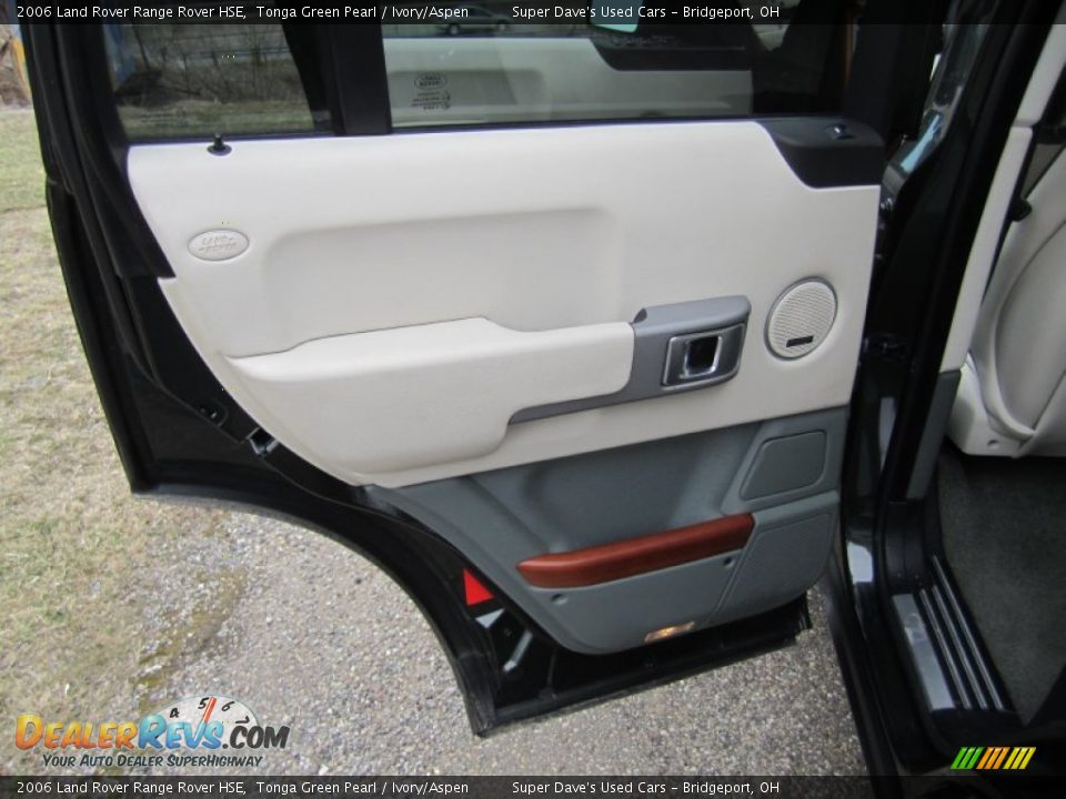 2006 Land Rover Range Rover HSE Tonga Green Pearl / Ivory/Aspen Photo #21