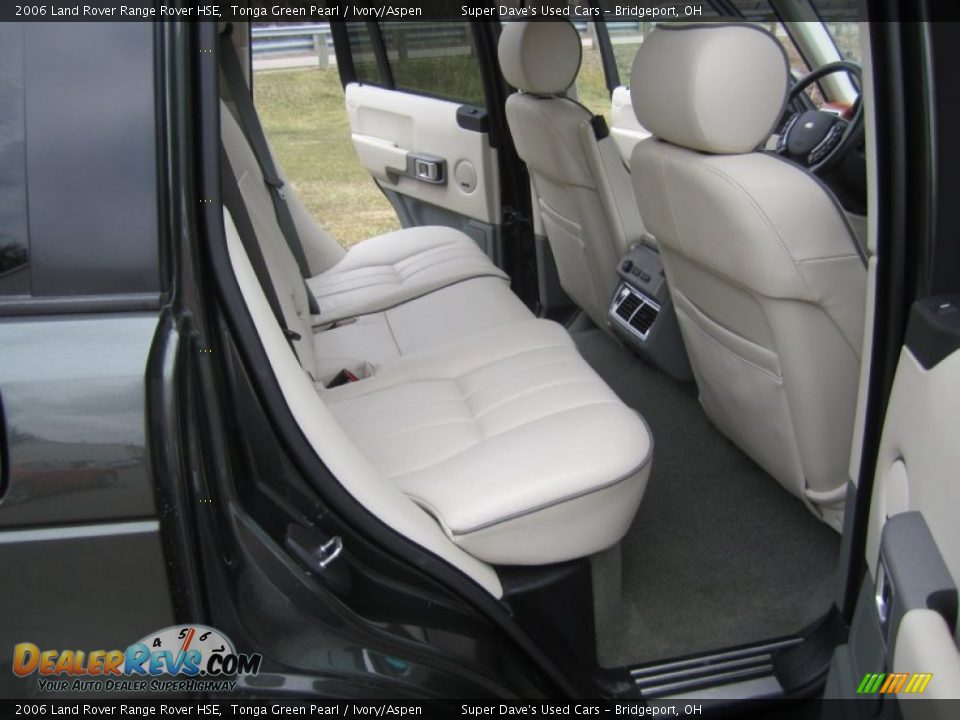 2006 Land Rover Range Rover HSE Tonga Green Pearl / Ivory/Aspen Photo #23