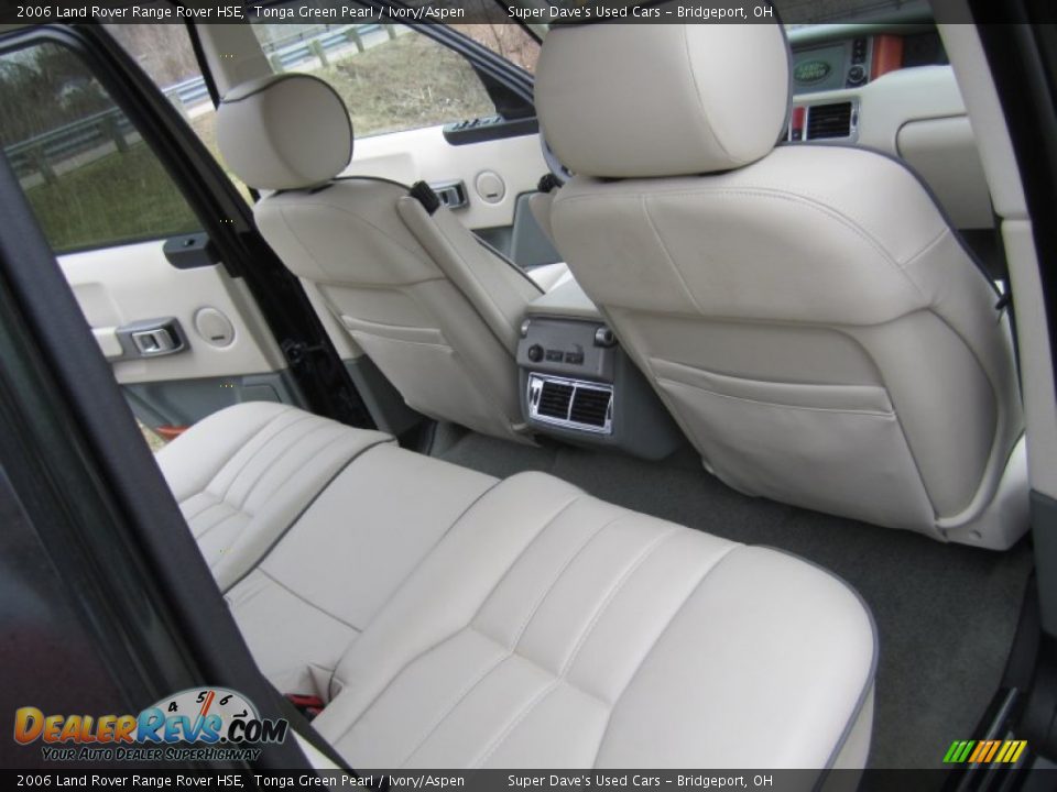 2006 Land Rover Range Rover HSE Tonga Green Pearl / Ivory/Aspen Photo #24