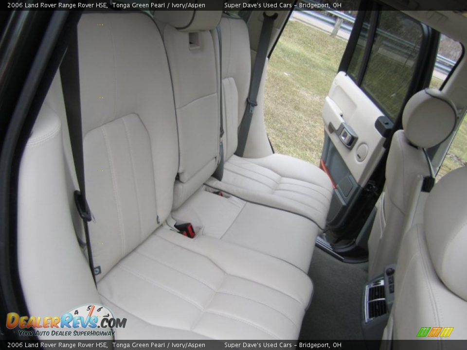 2006 Land Rover Range Rover HSE Tonga Green Pearl / Ivory/Aspen Photo #25