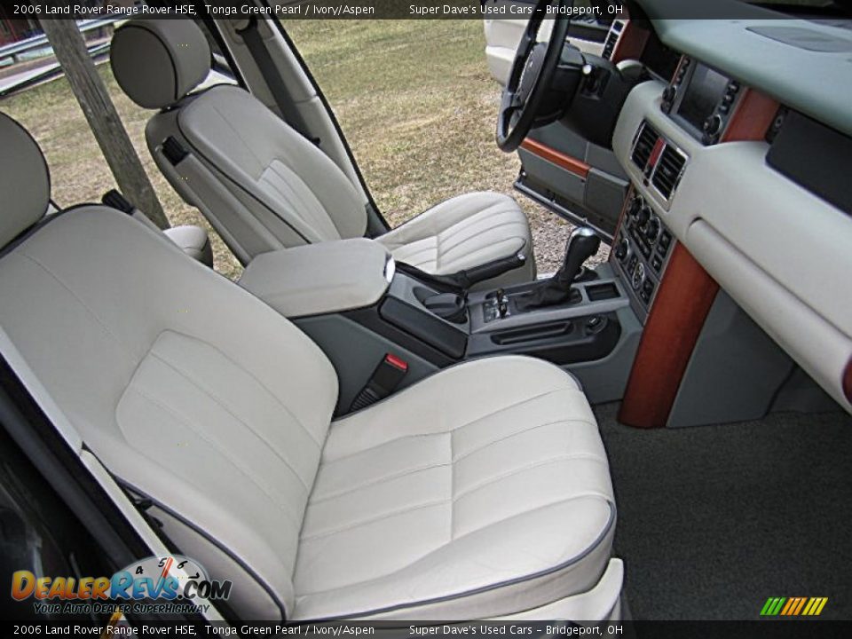 2006 Land Rover Range Rover HSE Tonga Green Pearl / Ivory/Aspen Photo #27