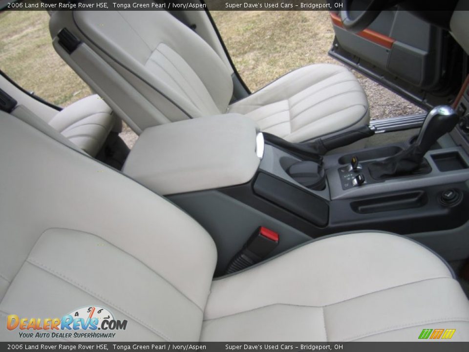 2006 Land Rover Range Rover HSE Tonga Green Pearl / Ivory/Aspen Photo #29