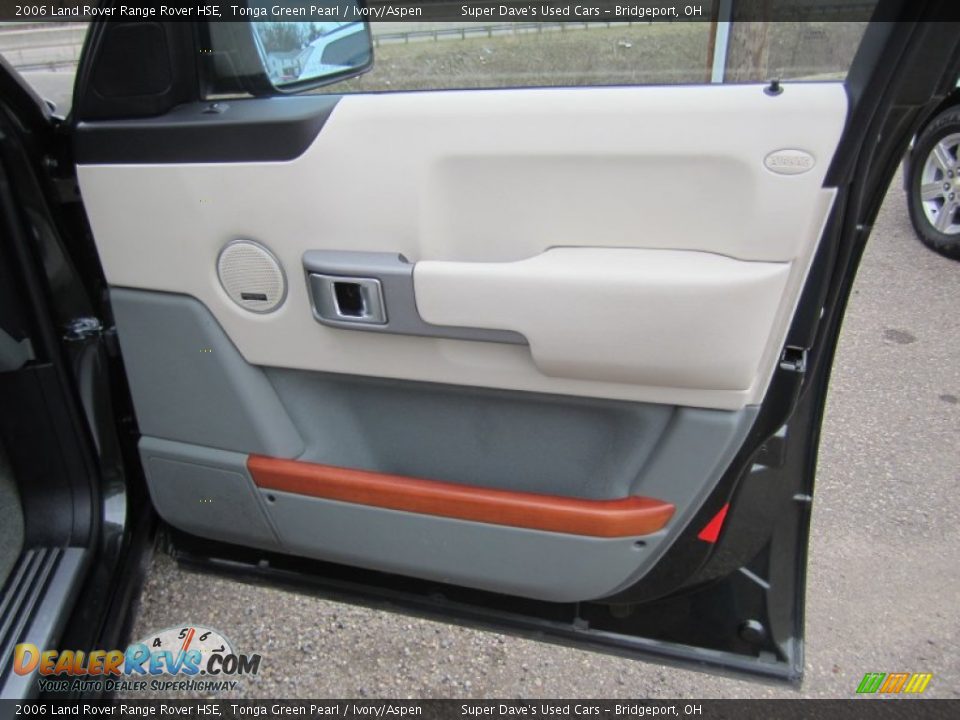 2006 Land Rover Range Rover HSE Tonga Green Pearl / Ivory/Aspen Photo #31