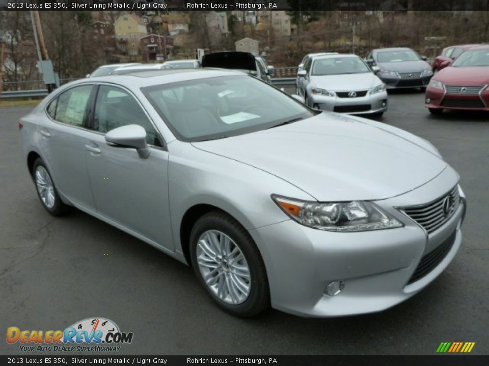 2013 Lexus ES 350 Silver Lining Metallic / Light Gray Photo #6