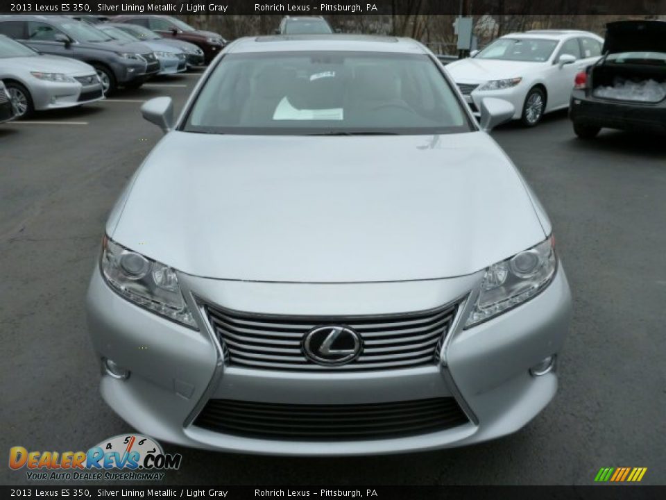 2013 Lexus ES 350 Silver Lining Metallic / Light Gray Photo #7