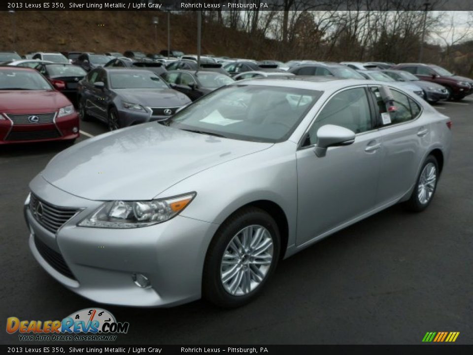 2013 Lexus ES 350 Silver Lining Metallic / Light Gray Photo #8