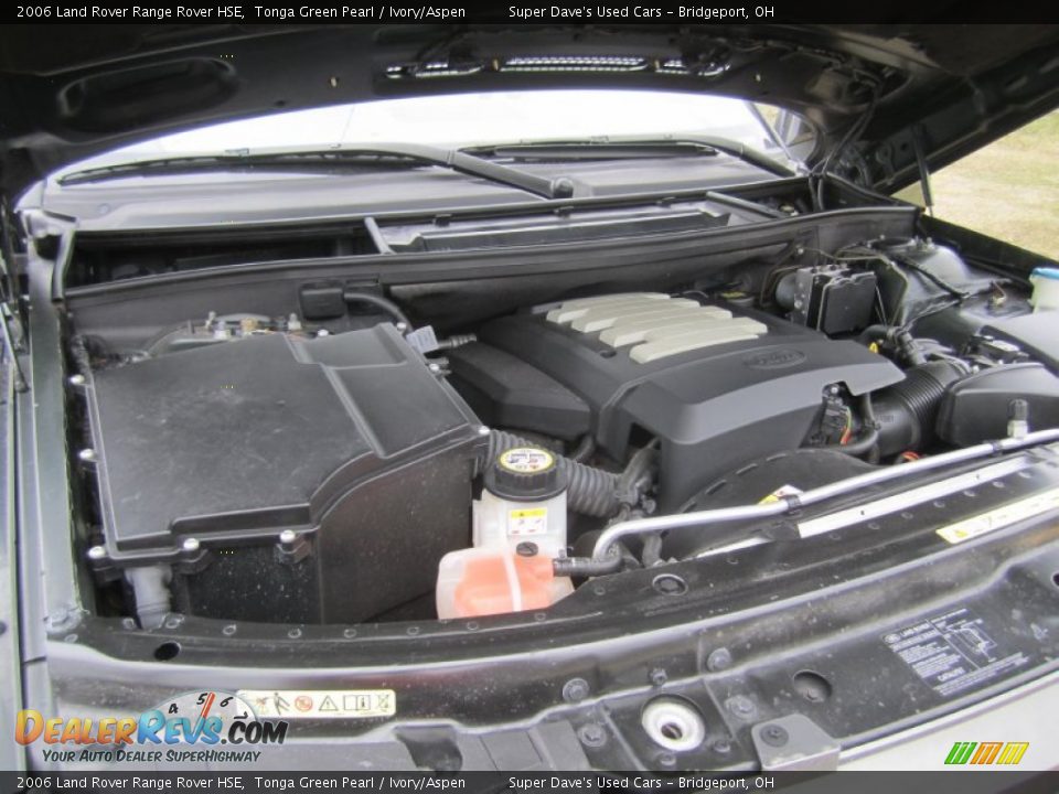 2006 Land Rover Range Rover HSE Tonga Green Pearl / Ivory/Aspen Photo #34