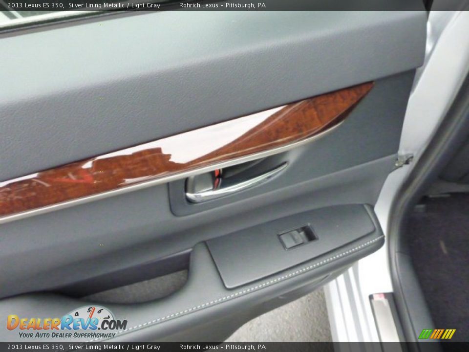 2013 Lexus ES 350 Silver Lining Metallic / Light Gray Photo #13