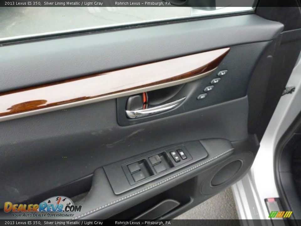 2013 Lexus ES 350 Silver Lining Metallic / Light Gray Photo #14