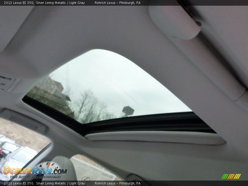 2013 Lexus ES 350 Silver Lining Metallic / Light Gray Photo #15