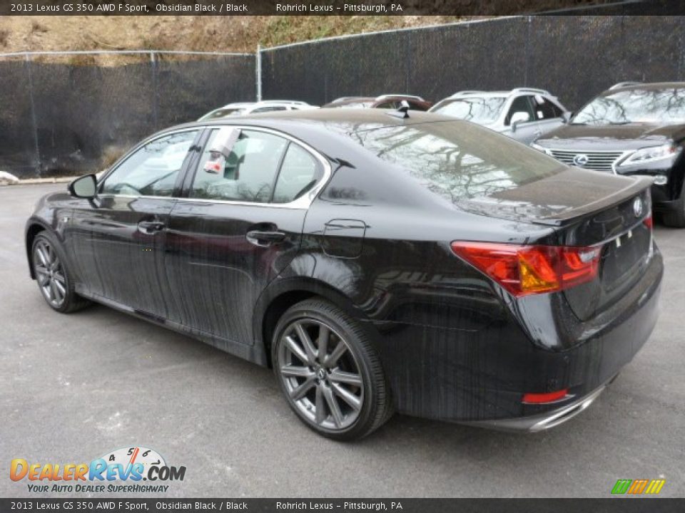 2013 Lexus GS 350 AWD F Sport Obsidian Black / Black Photo #2