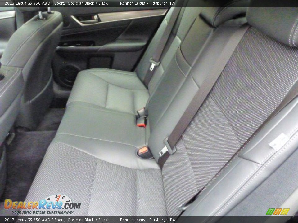 2013 Lexus GS 350 AWD F Sport Obsidian Black / Black Photo #11