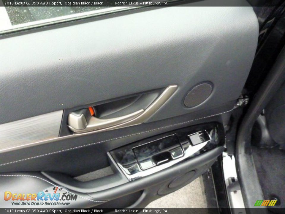 2013 Lexus GS 350 AWD F Sport Obsidian Black / Black Photo #13