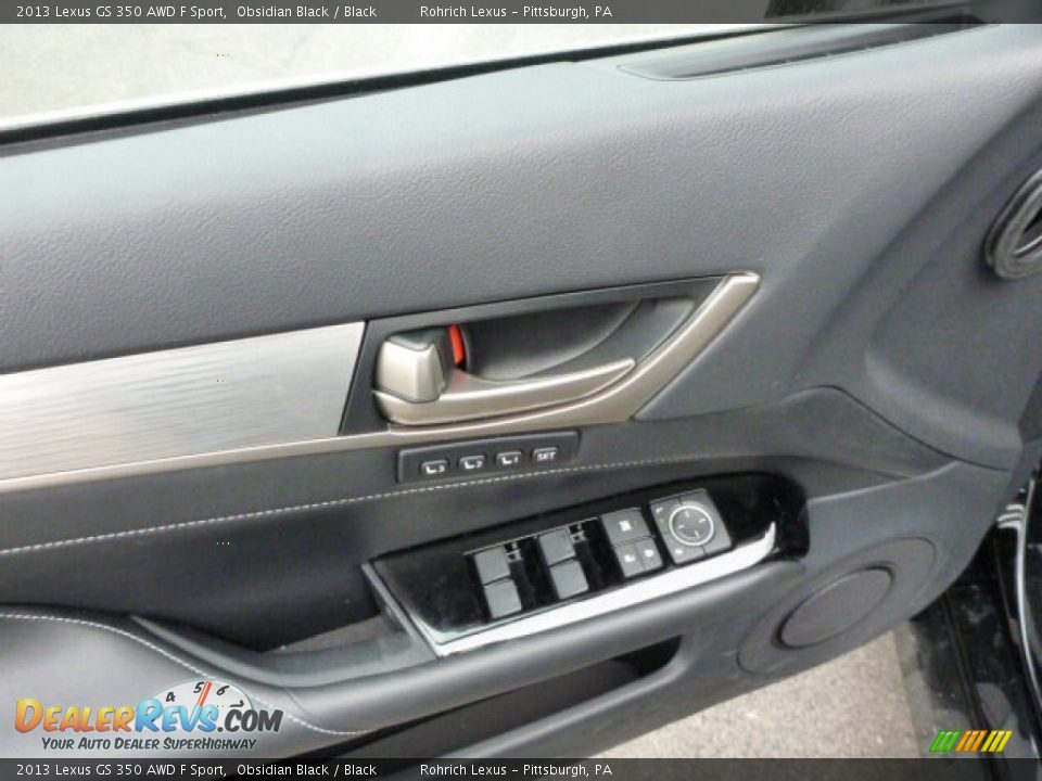 2013 Lexus GS 350 AWD F Sport Obsidian Black / Black Photo #14
