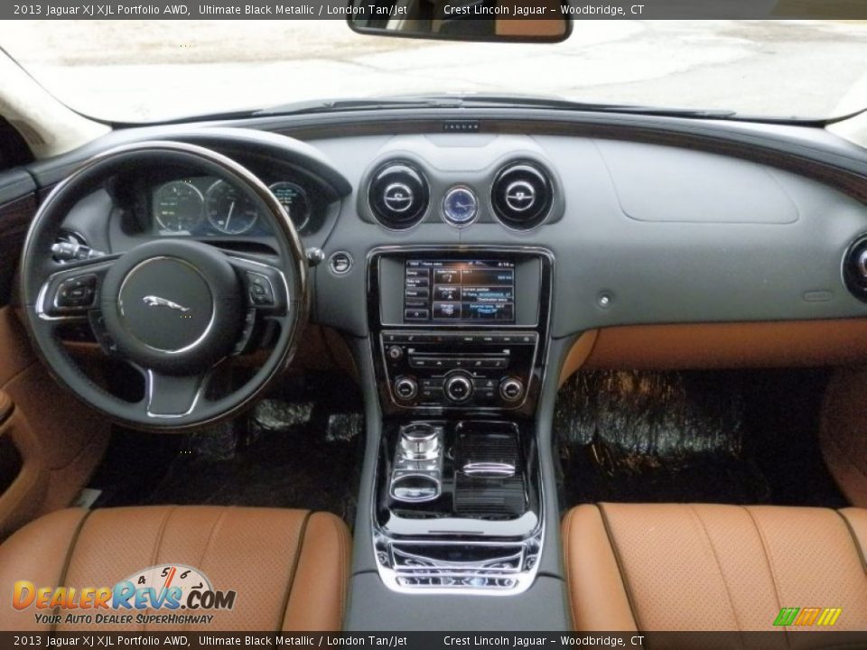 Dashboard of 2013 Jaguar XJ XJL Portfolio AWD Photo #8