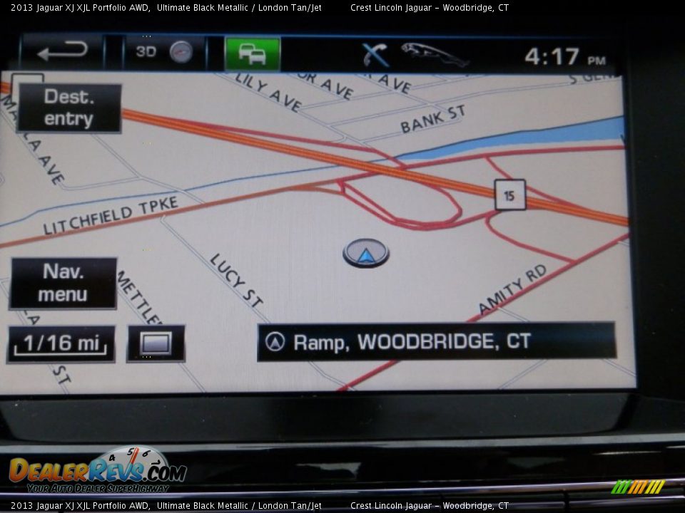 Navigation of 2013 Jaguar XJ XJL Portfolio AWD Photo #11
