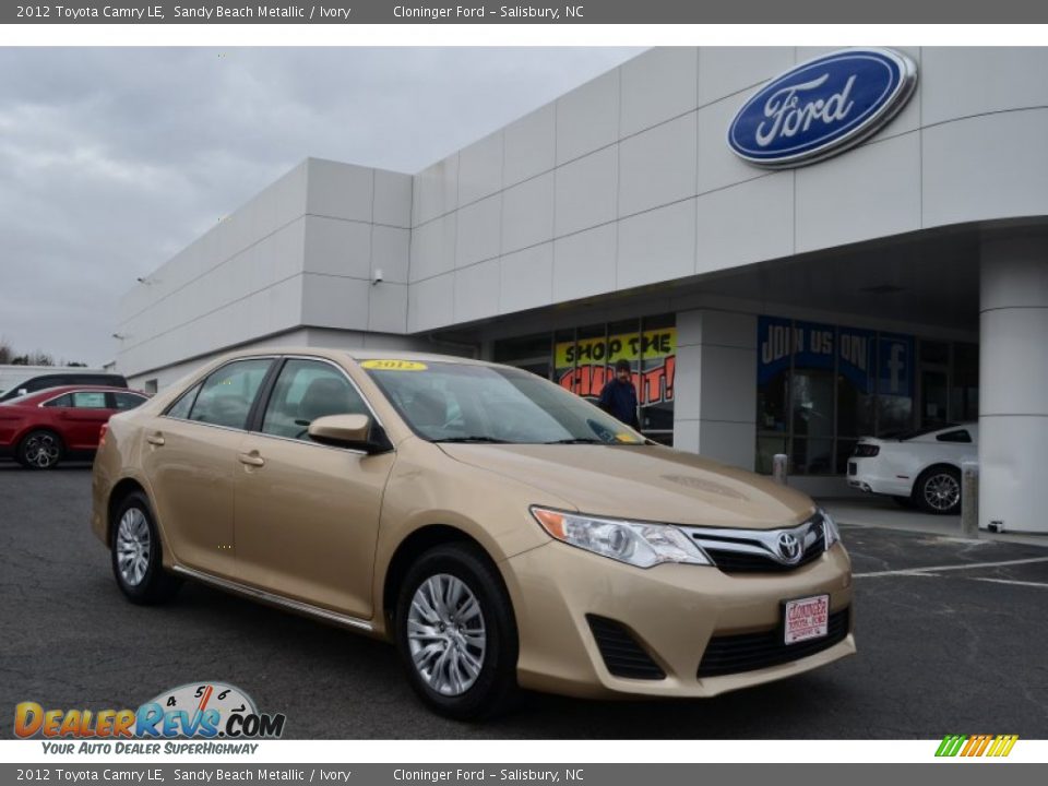 2012 Toyota Camry LE Sandy Beach Metallic / Ivory Photo #1