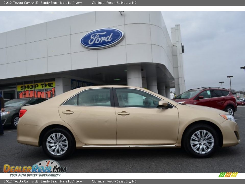 2012 Toyota Camry LE Sandy Beach Metallic / Ivory Photo #2