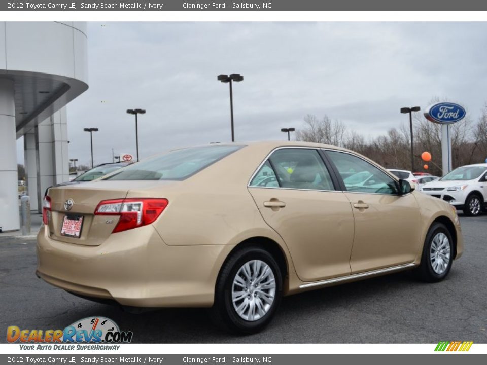 2012 Toyota Camry LE Sandy Beach Metallic / Ivory Photo #3