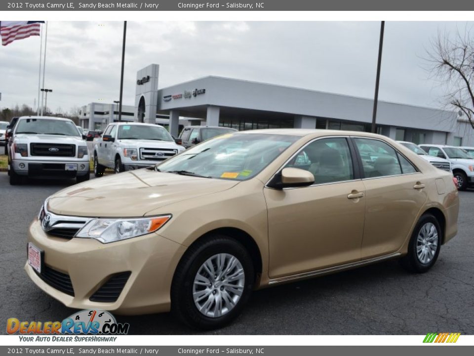 2012 Toyota Camry LE Sandy Beach Metallic / Ivory Photo #6