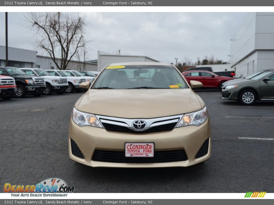 2012 Toyota Camry LE Sandy Beach Metallic / Ivory Photo #7