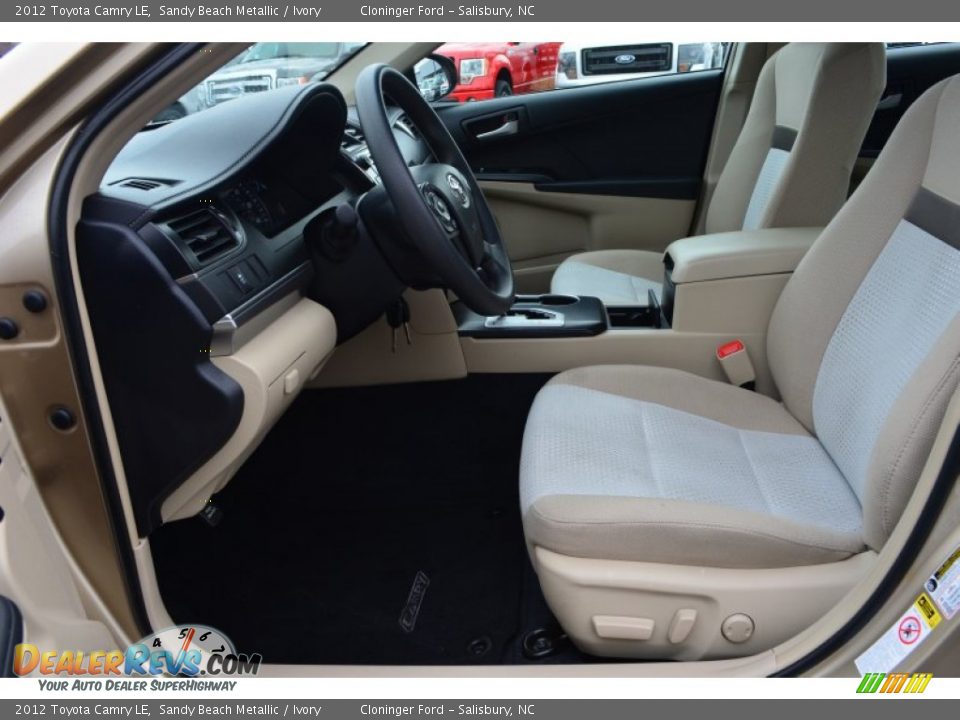 2012 Toyota Camry LE Sandy Beach Metallic / Ivory Photo #10