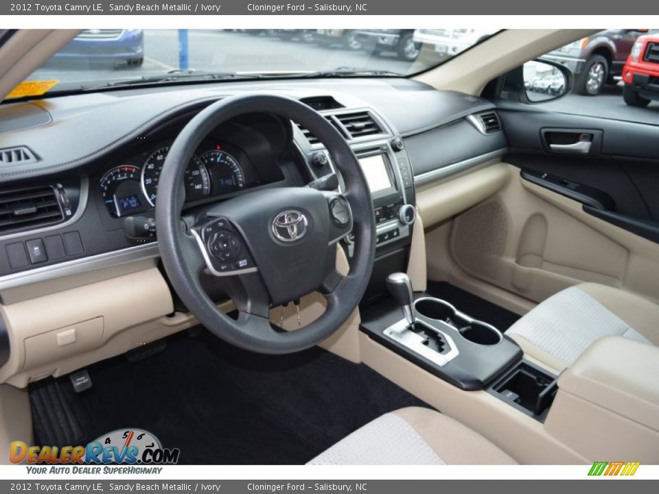 2012 Toyota Camry LE Sandy Beach Metallic / Ivory Photo #11