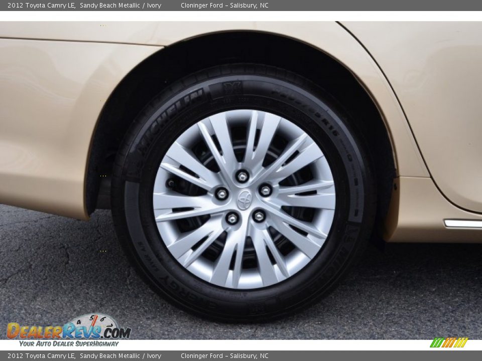 2012 Toyota Camry LE Sandy Beach Metallic / Ivory Photo #19