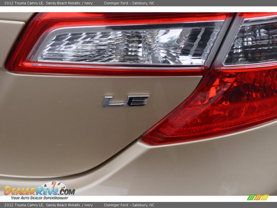2012 Toyota Camry LE Sandy Beach Metallic / Ivory Photo #20