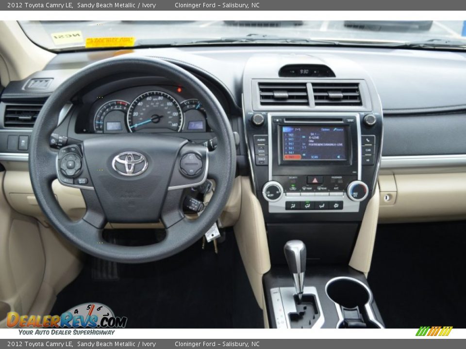 2012 Toyota Camry LE Sandy Beach Metallic / Ivory Photo #21