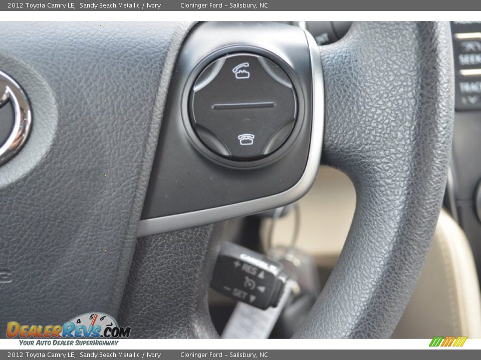 2012 Toyota Camry LE Sandy Beach Metallic / Ivory Photo #25