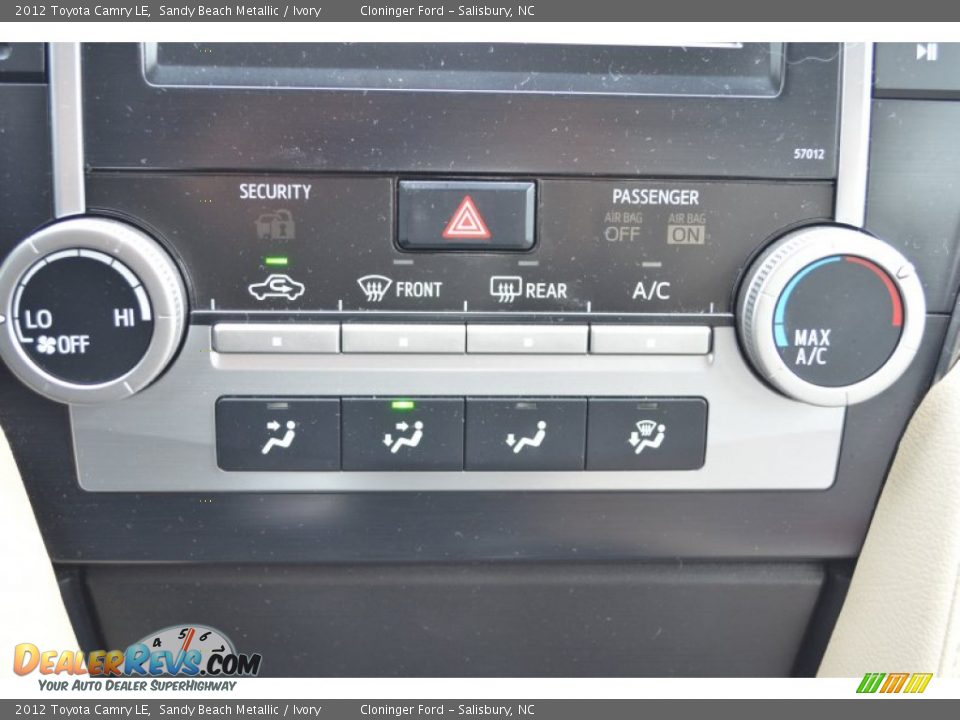 2012 Toyota Camry LE Sandy Beach Metallic / Ivory Photo #28