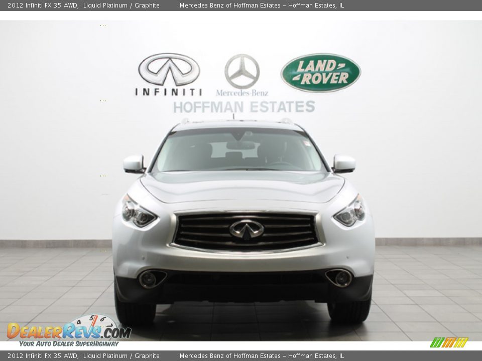 2012 Infiniti FX 35 AWD Liquid Platinum / Graphite Photo #3