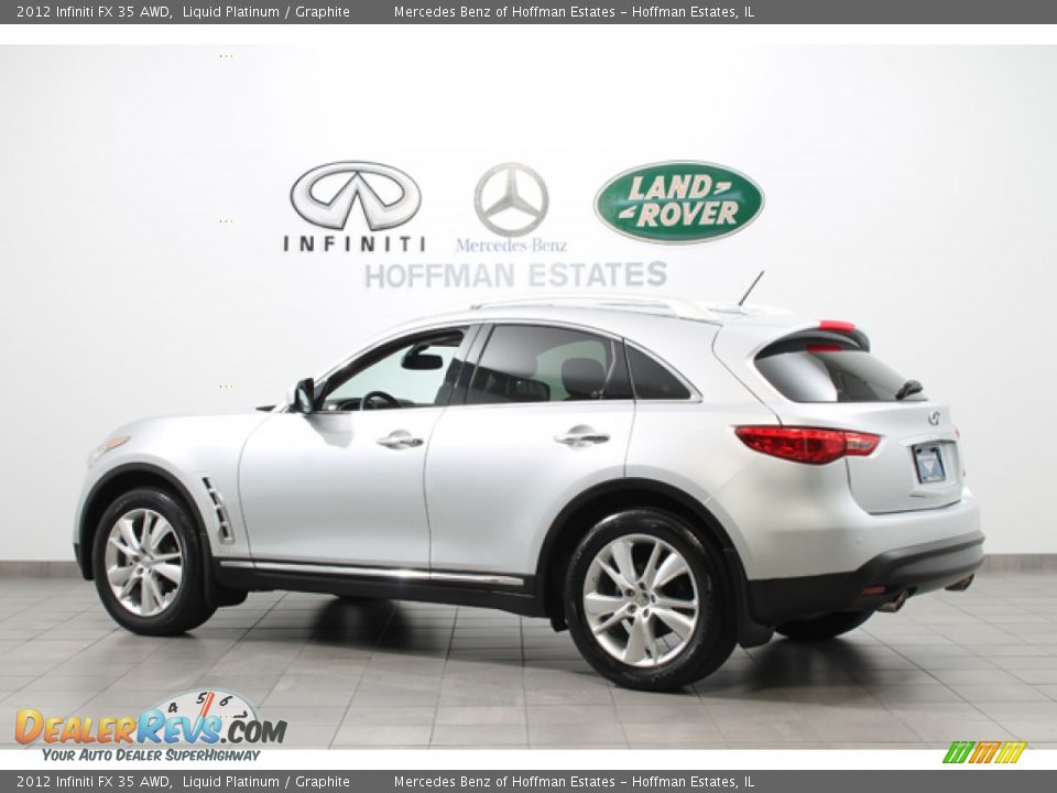 2012 Infiniti FX 35 AWD Liquid Platinum / Graphite Photo #5