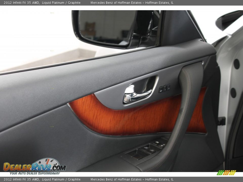2012 Infiniti FX 35 AWD Liquid Platinum / Graphite Photo #17