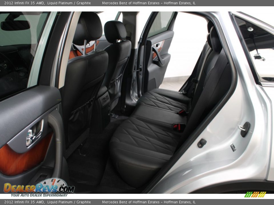 Rear Seat of 2012 Infiniti FX 35 AWD Photo #19
