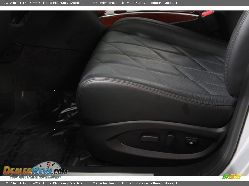 2012 Infiniti FX 35 AWD Liquid Platinum / Graphite Photo #20