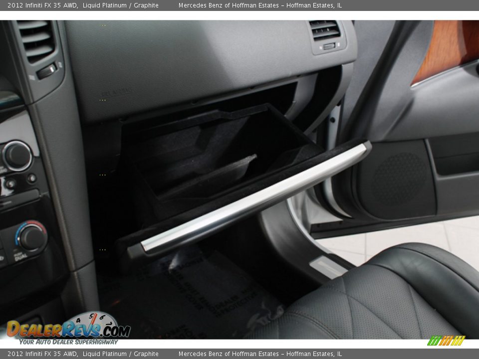 2012 Infiniti FX 35 AWD Liquid Platinum / Graphite Photo #22