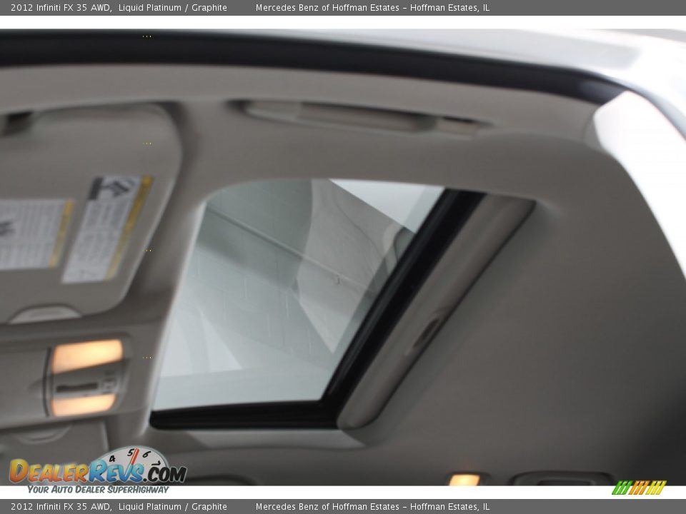 Sunroof of 2012 Infiniti FX 35 AWD Photo #25