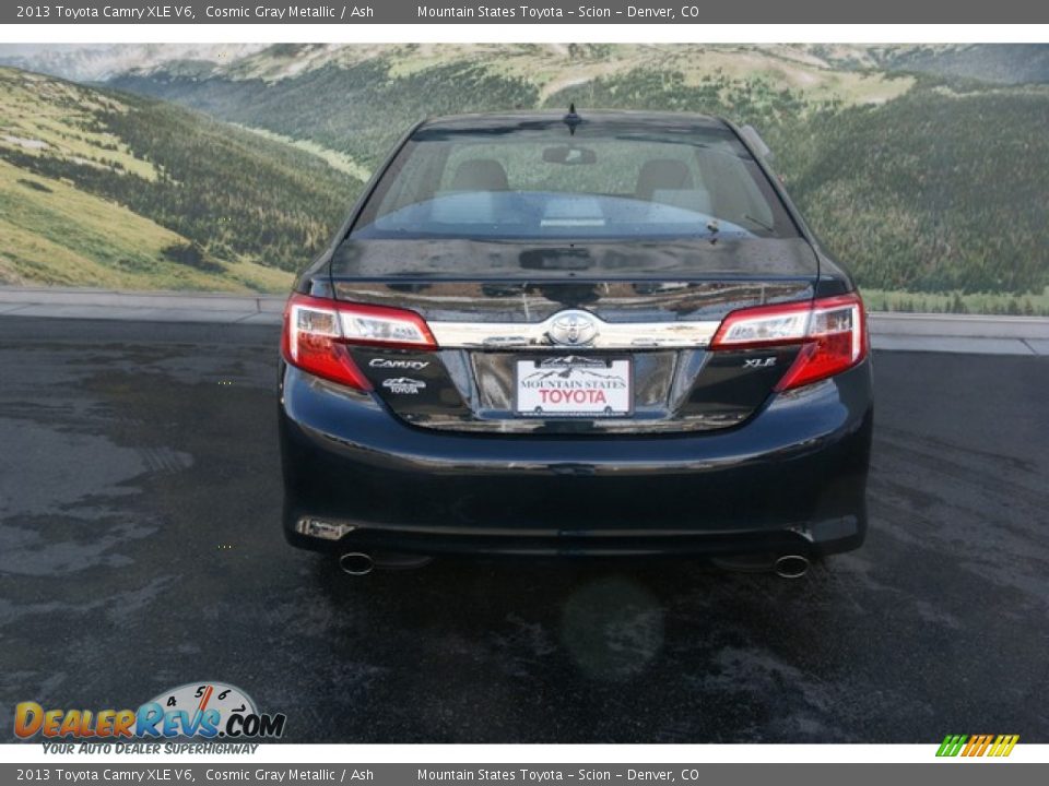 2013 Toyota Camry XLE V6 Cosmic Gray Metallic / Ash Photo #4