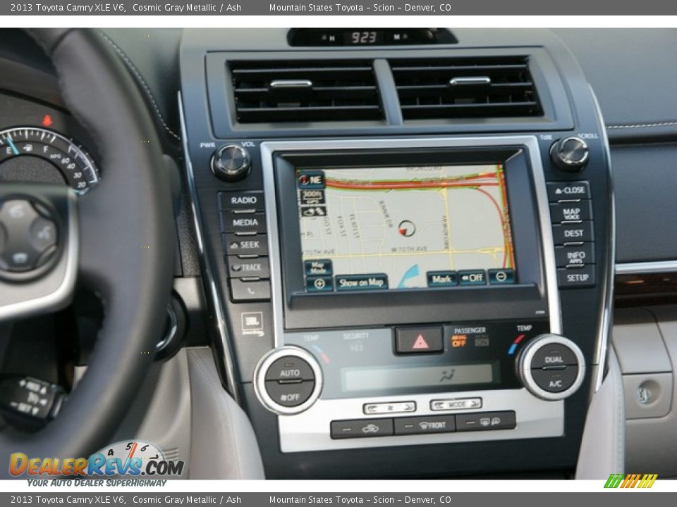 2013 Toyota Camry XLE V6 Cosmic Gray Metallic / Ash Photo #6